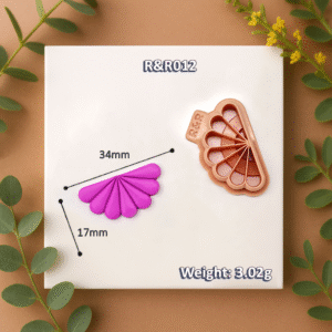 012a - Fan Petal with Engraved Detail