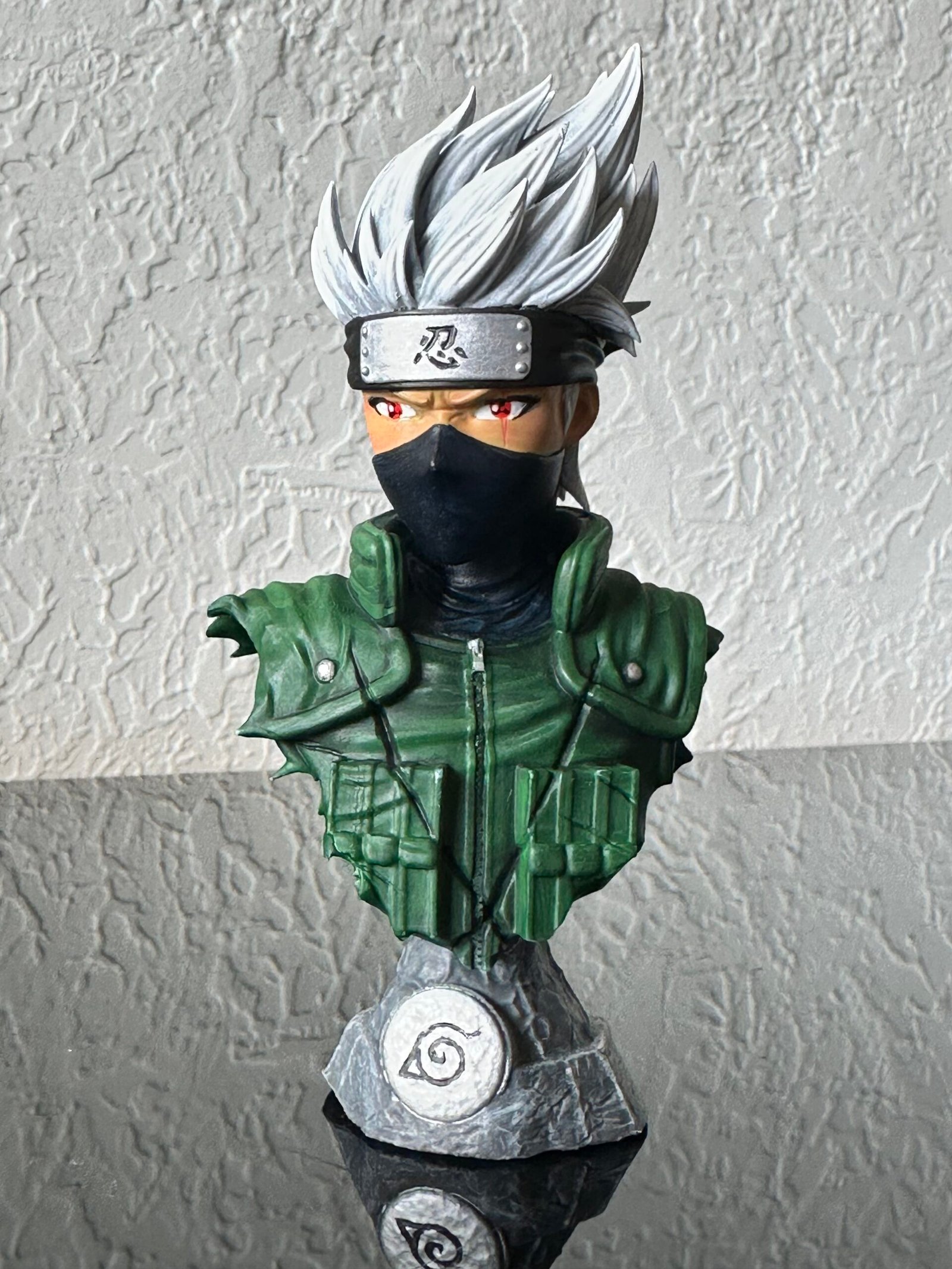 001- Kakashi Hatake Resin Bust - Image 2